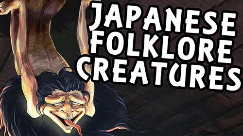 banner reading Japanese Folklore
      Creatures with an image of a creature