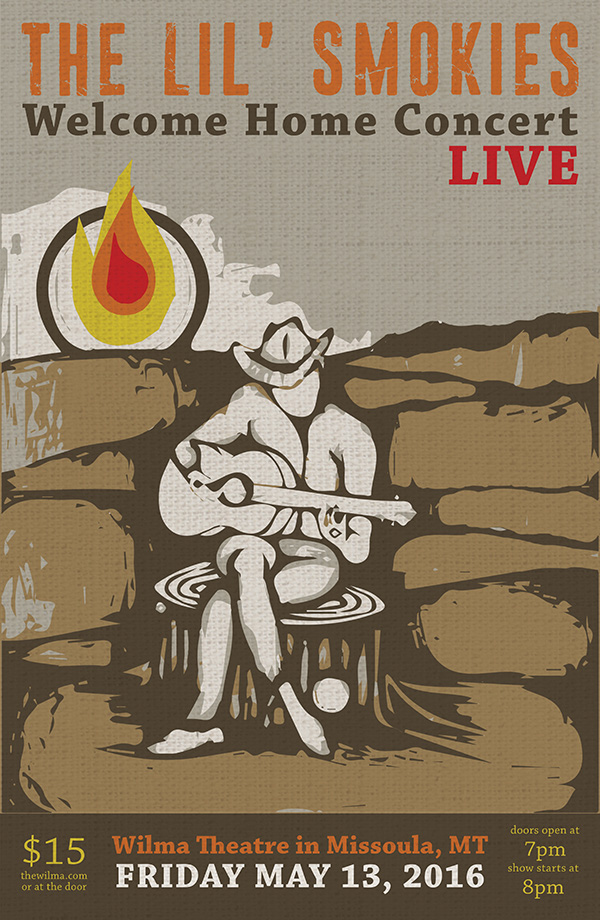 Lil' Smokies band poster